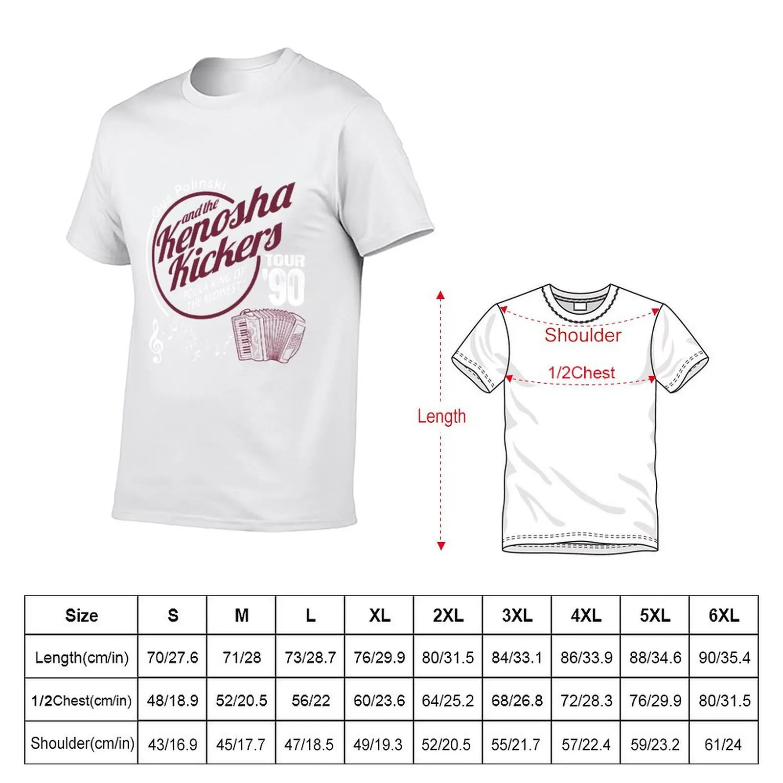 Футболка Gus Polinski and the Kenosha Kickers одежда на день Святого Валентина мужские рубашки