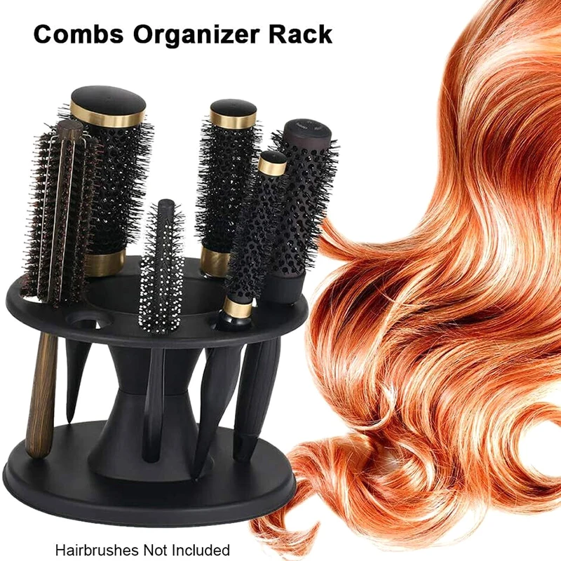 

1Pcs Salon Barber Comb PP Storage Stand For Hairdressing Combs Brushes Scissors Iron Roll Organizer Rack Hair Styling Holder
