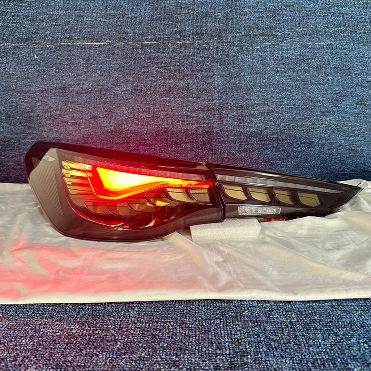 Фото Новинка: OLED-фонари заднего хода GTS Dragon Scale для BMW 4 серии M4 G22 G23 G26 G82 G83 2020-2026, модифицированные задние фонари для автомобиля №3
