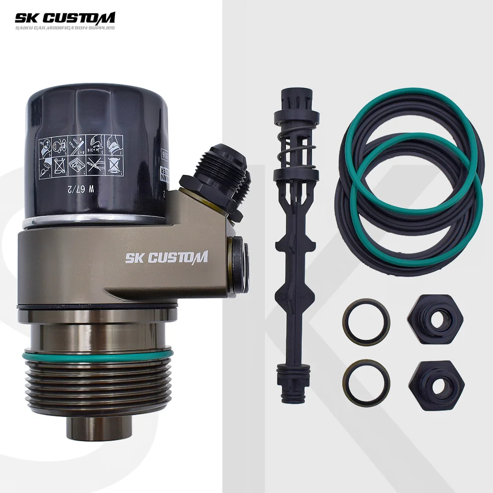 

Адаптер для охлаждения масла двигателя EA888 3-го поколения для VW Audi A3 S3 A4 Q5 Golf MK7 MK7.5 MK8 1.8T 2.0T, модификация для автомобиля