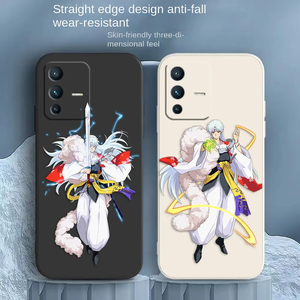 

Japanese Anime Inuyasha Phone Case For VIVO S1 S5 S6 S7 S9 S9E S10 S12 S15 S16 S16E V29 V20 V21 V23 V25 V27 PRO 5G Case Funda