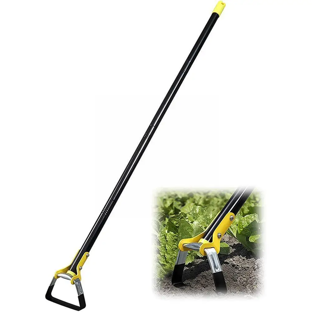 

Portable Garden Hoe Tool Stainless Steel Stirrup Hoe Weeding Hoe To Clean Device Weeding Loose Easy Garden Tool Tool Soil Y1X1