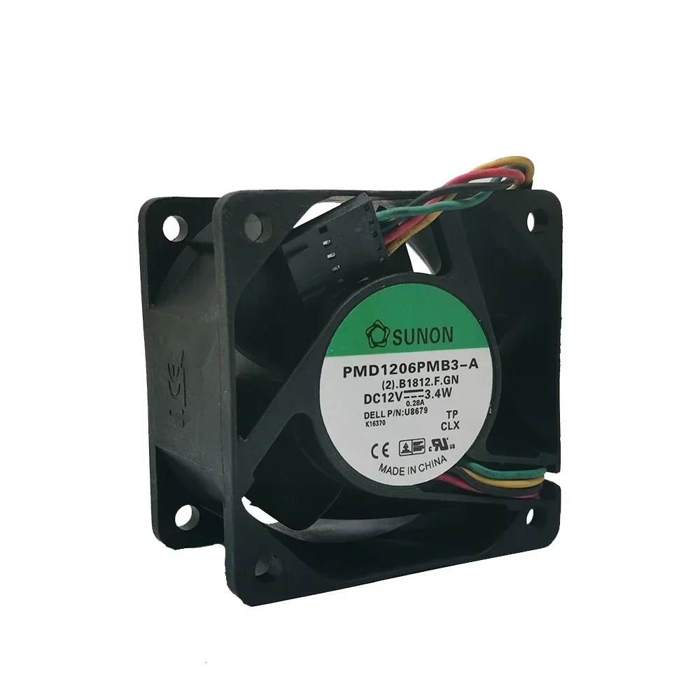 Фото Новый оригинальный вентилятор Sunon 6 см 6038 12В 3.4Вт pmd1206pmb3-a PWM для серверного корпуса 60*60*38 мм №2