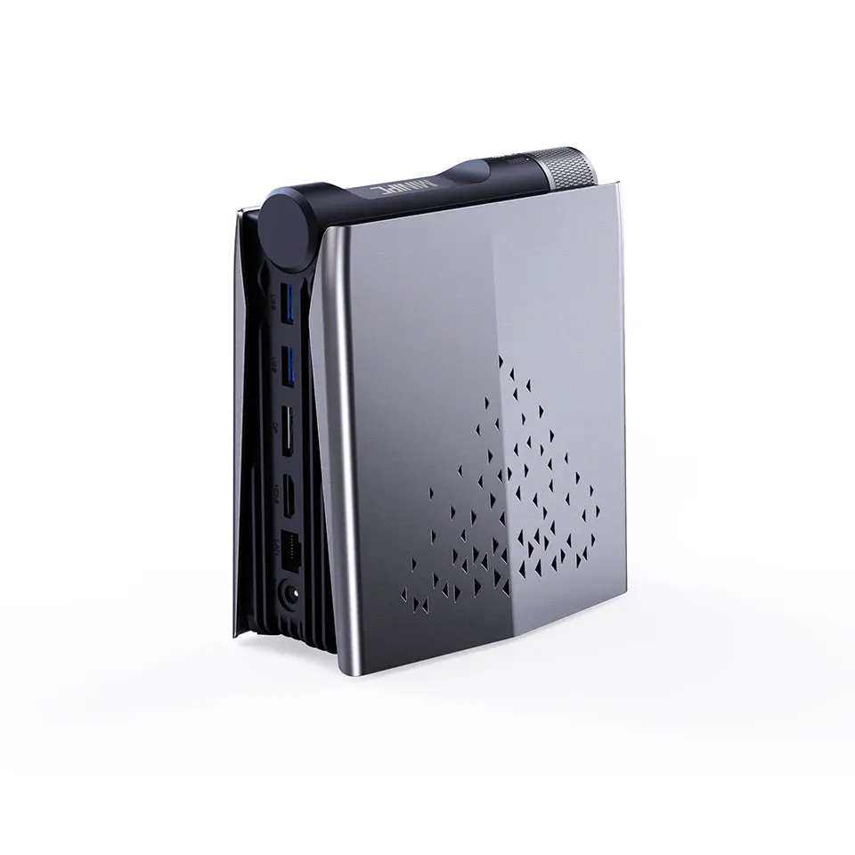 Мини-ПК Chatreey AMR5 Ryzen 5 5600U игровой настольный компьютер с цветным освещением