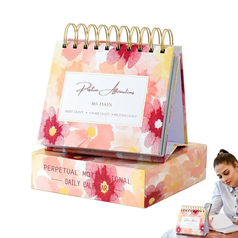 

Daily Inspirational Calendar 2024 Full-Color Humorous Perpetual Calendar With Daily Inspirational Quotes Positive Creative Desk