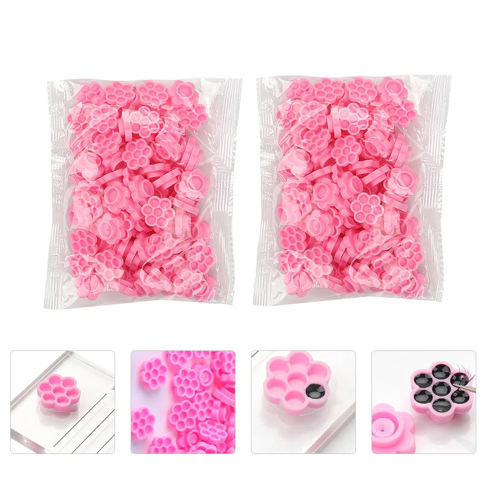 

Eyelash Glue Holder Cup Cups Tool Grafting Extension Planting Drop Pigment Disposable Tray Lash Aid Container Ring Eyelashes