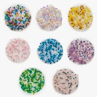 10g round mixed color glass seed bead findings jewelry making sewing pendant headware necklace bracelet earring accessories 3mm