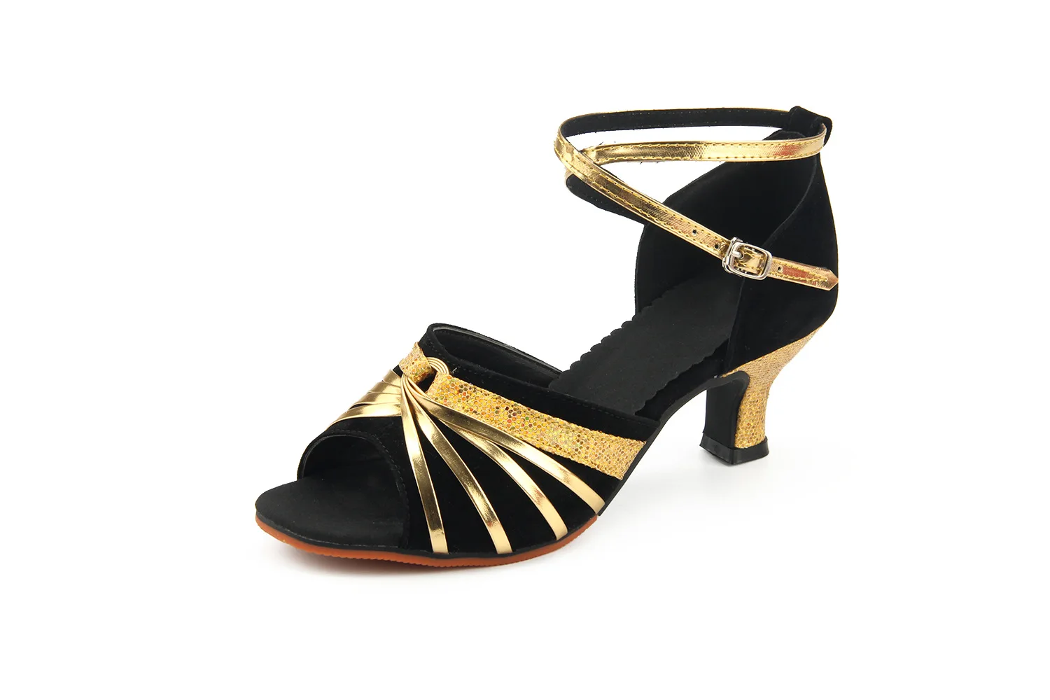 New Platform Heels Chunky Block High Heel Pump Shoes For Women Color matching Sandals Buckle Peep Toe High Heels Ballet shoes