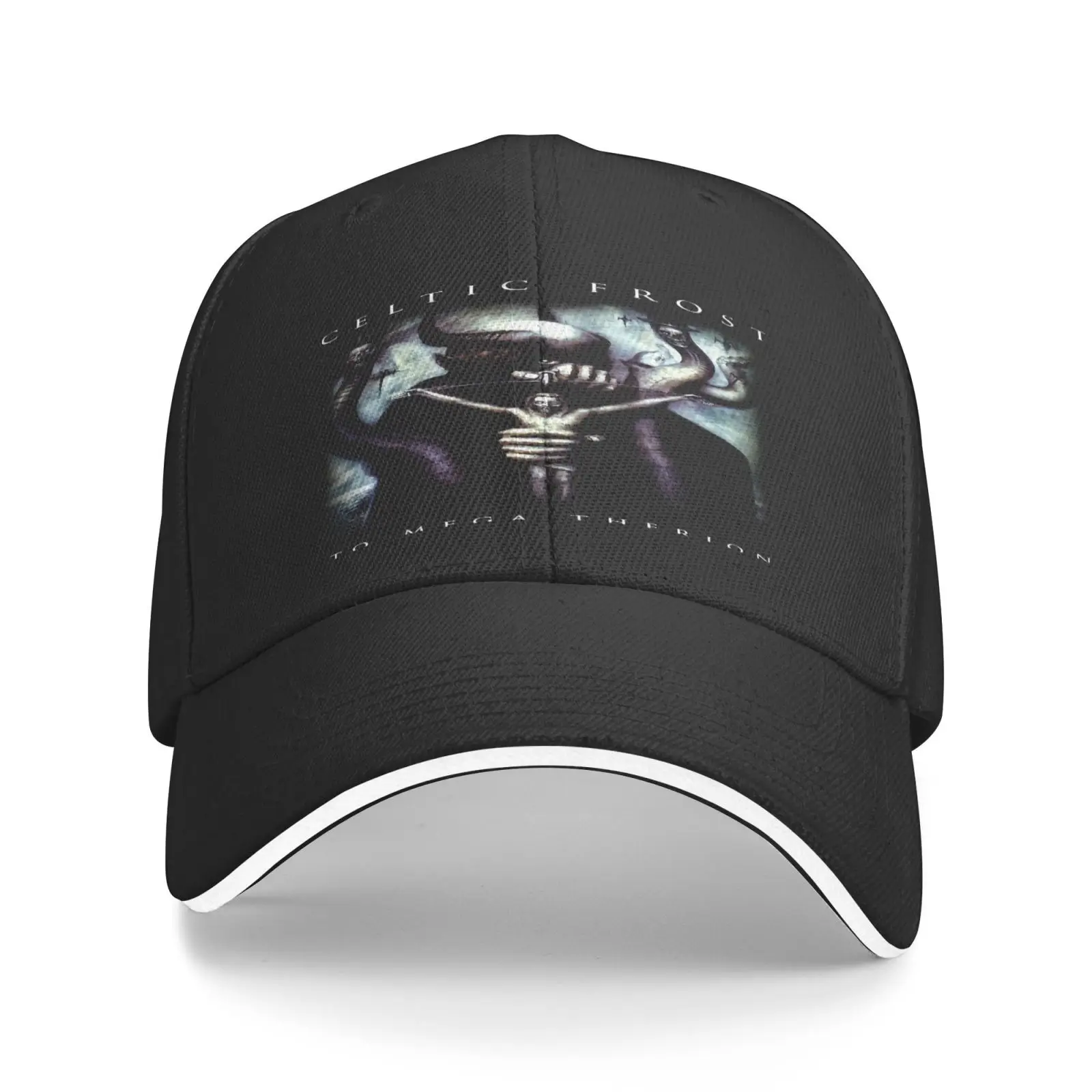 

Celtic Frost To Mega Therion Metal Hats For Men Cap Cap For Boy Mens Cap Custom Logo Women's Baseball Cap Women's Hat Knit Hat