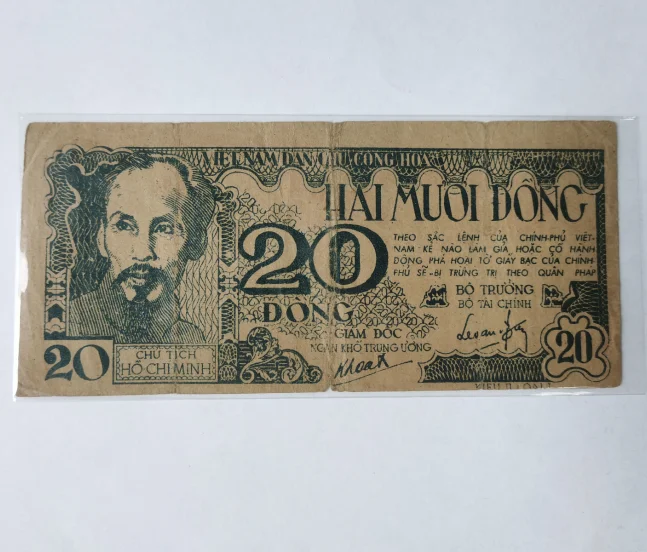 Коллекционные предметы из Вьетнама 20 dong Original Notes XF 1948 |