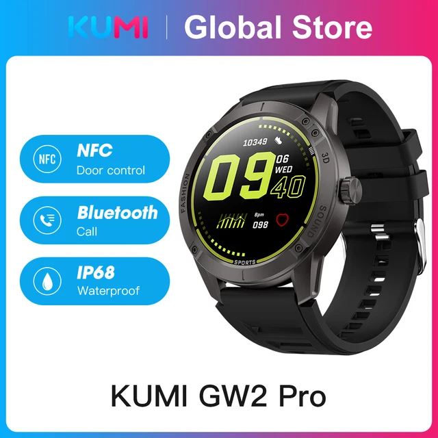 KUMI GW2 Pro Men Smart Watch Bluetooth Call Sport Fitness Heart Rate Blood Pressure Sleep Monitor IP67 Waterproof Women Smartwat 1