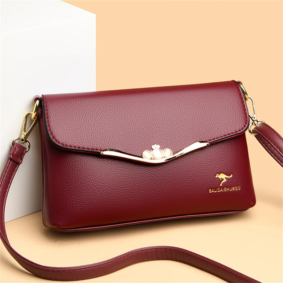 

Luxury Designer Shoulder Croosbody Bags for Women 2023 Leather New Small Messenger Bag Ladies Purses and Handbags Sac