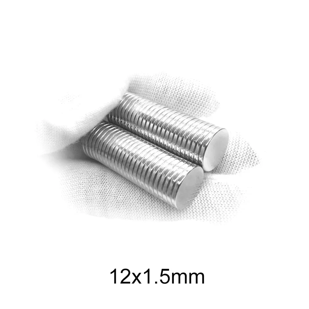 

Маленький круглый магнит 12х1,5 мм 12*1,5 для домашних холодильников, офисов своими руками