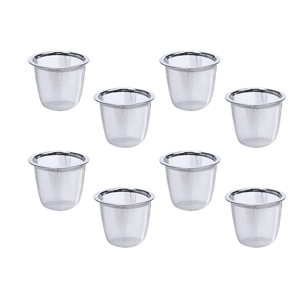 

Tea Strainer Infuser Loose Mesh Stainless Steel Filter Leaf Filterssteeper Teapot Coffeemetal Diffuser Replacement Fine Basket