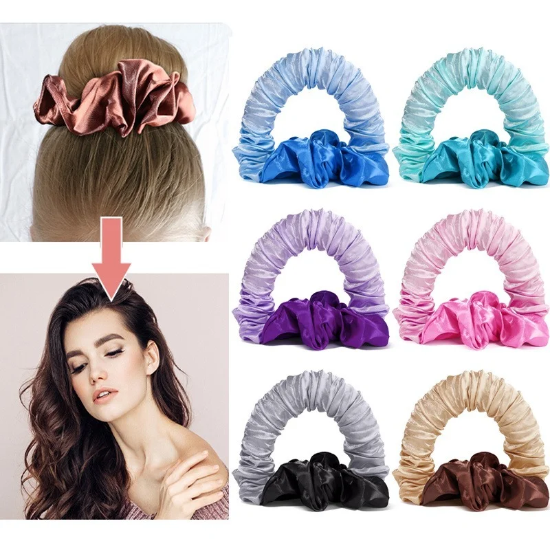 

Heatless Curling Rod Headband Hair Rollers Sleeping Curl Hair Strap Wave Formers Soft Non-hurt Hair Hairdressing Styling Tools