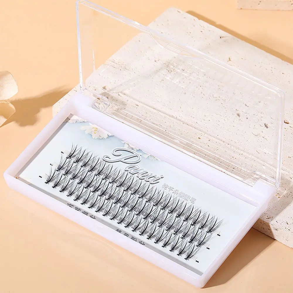 

Волшебные долговечные ресницы с эффектом подводки для глаз тонкие ресницы ручной работы накладные ресницы сегментированные ресницы густы...