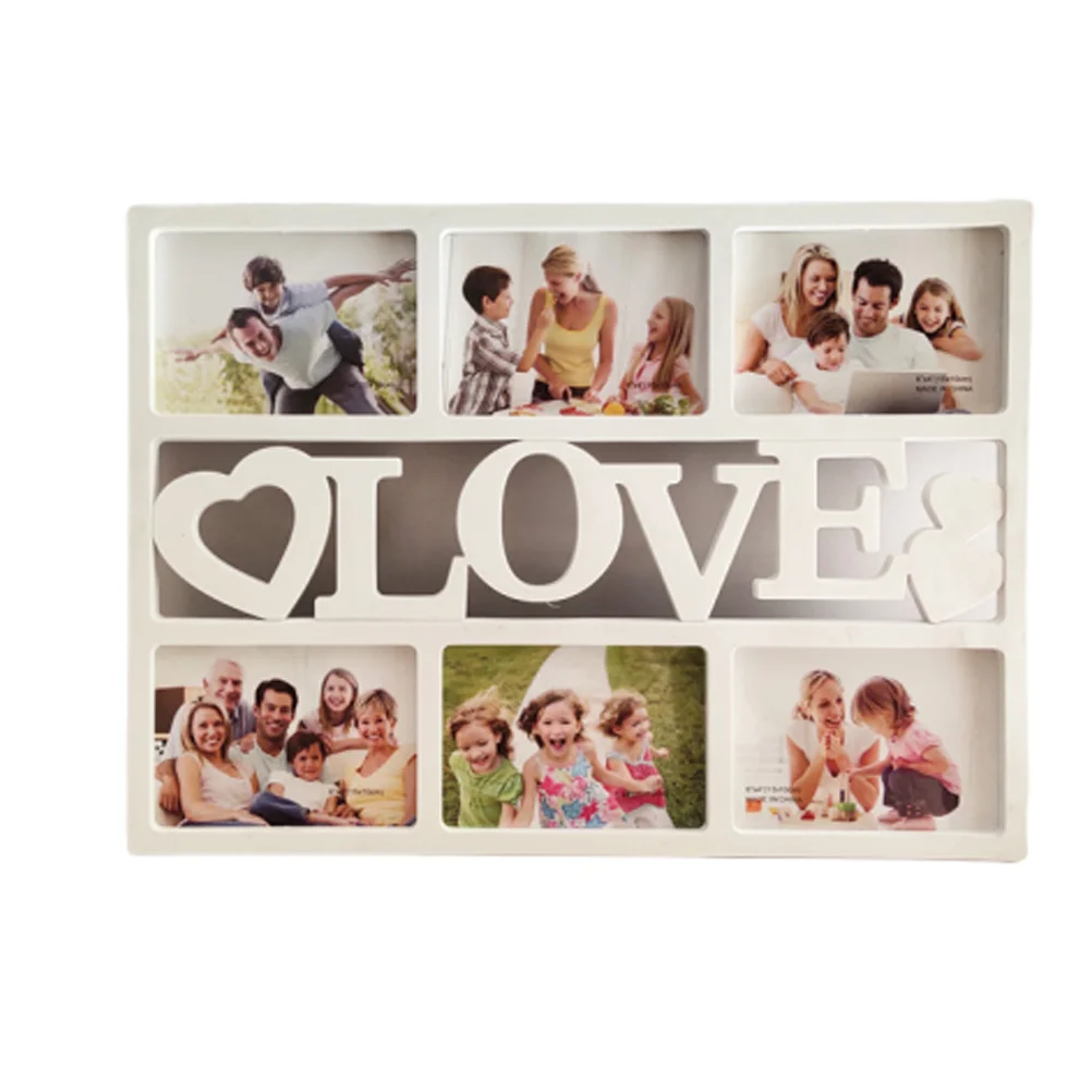 

1 PC Multiple Picture Frame Family Photos Collage Family Picture Frame Wall Collage Pictures Framed Wall Multi Photo Frames