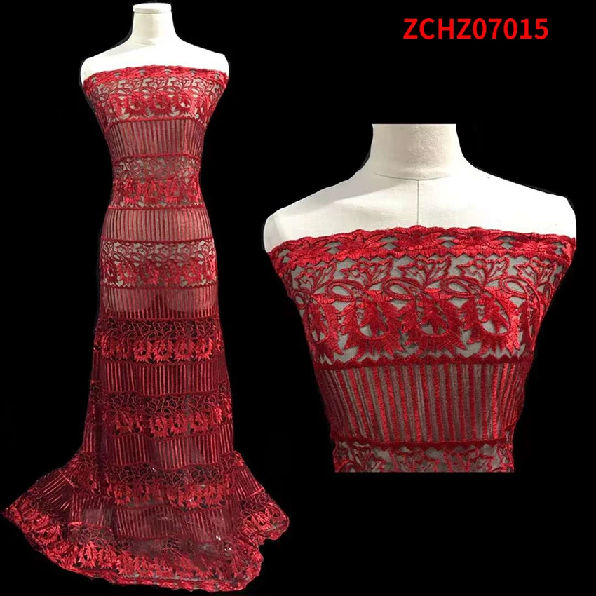 Женская кружевная ткань с вышивкой модель ZCHZ07015 b |