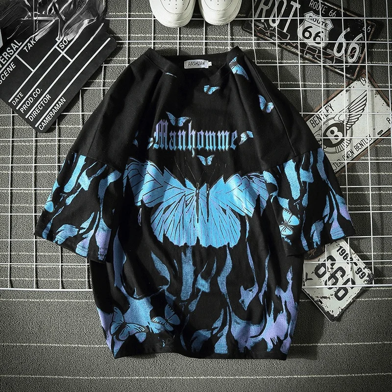 

Футболка мужская оверсайз с коротким рукавом, х/б