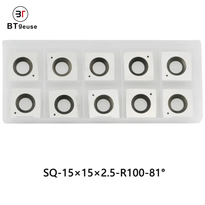 

10 шт., карбидные вставки 15 мм (.59 дюймов) с 4 "(100 мм) радиусом