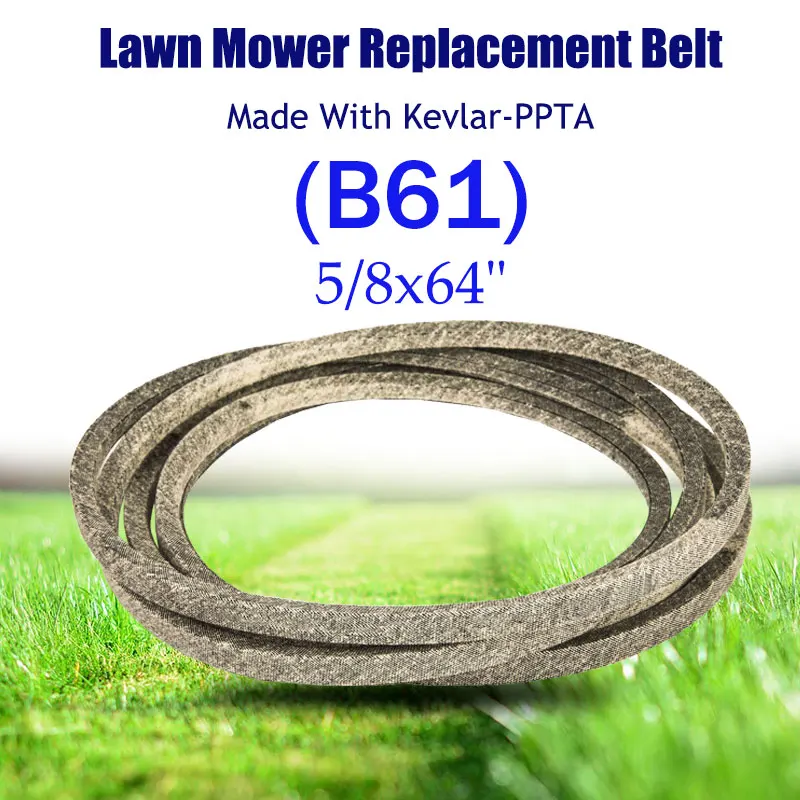 

V-BELT for Lawn Mower B61 Accessories for Vehicles FOR J/ohn Deere TCU34214 71460064 Made with Kevlar 5/8"x64"