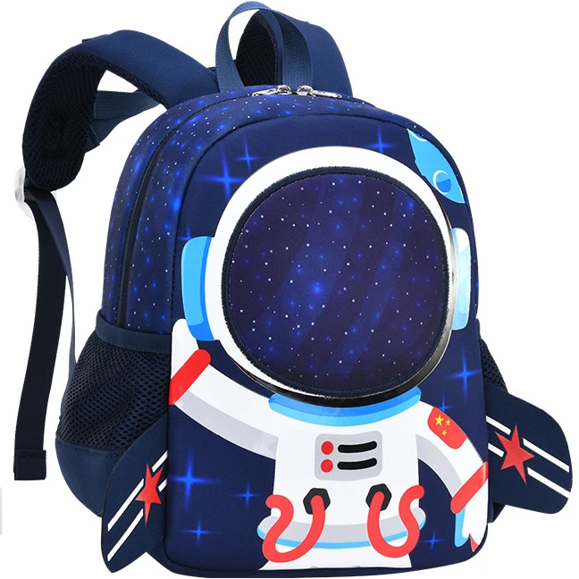 Children's Backpack Boy 3D Cartoon Cute Astronaut Kids Backpacks Kindergarten School Bags For Girls Boys Baby Mochila Infantil