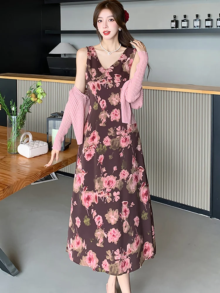 Женское летнее платье Huti wjwyl с цветочным принтом