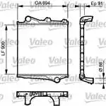 

817774 internal INTERCOOL radiator for FH-for fuse////fn/-f16----