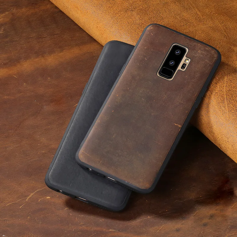 

Case For Samsung Galaxy S7edge S8 S9 S10 Plus A10 A20 A30 A50 A70 Cowhide Cover For Note 8 9 10 A5 A7 A8 2018 J5 J6 J7 2017 Case