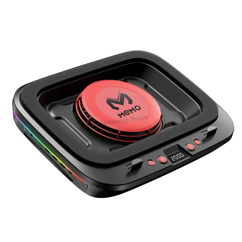 Блокнот MEMO FL08 с регулируемым углом мощный вентилятор охлаждения для игрового