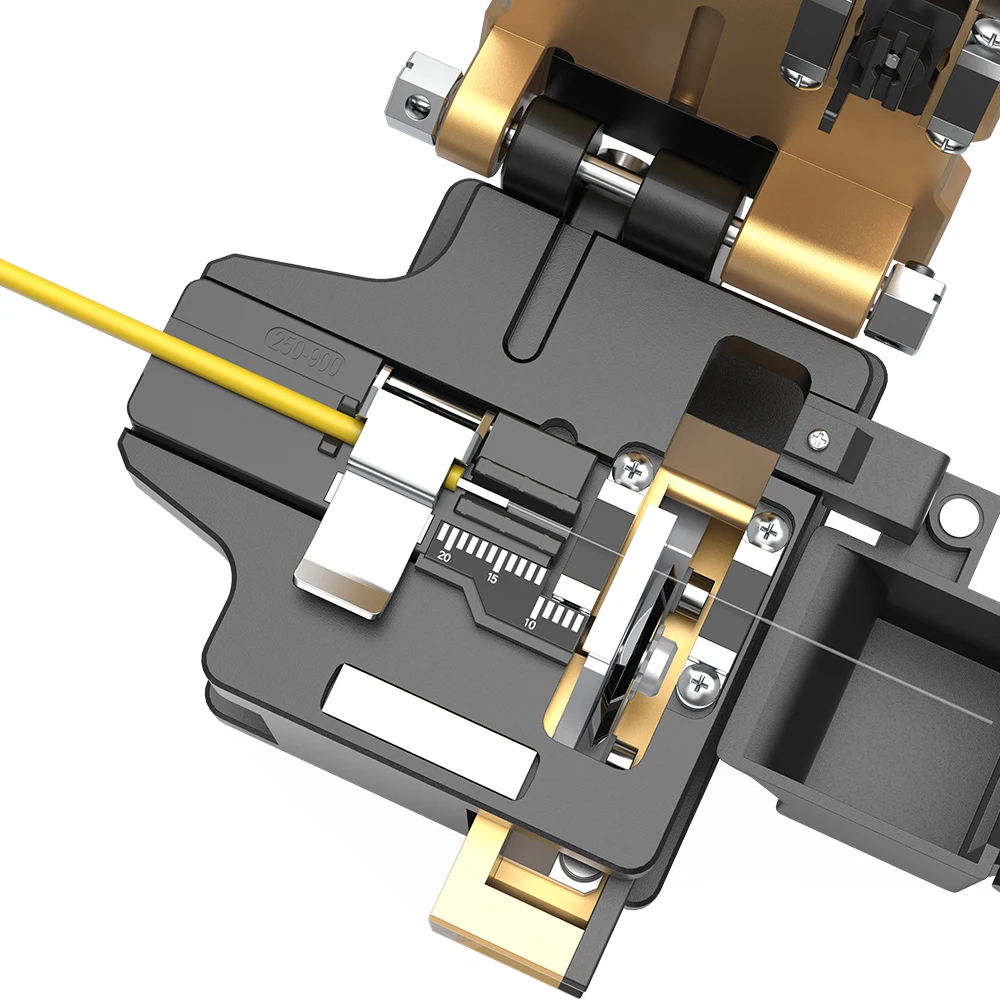 Handheld Optical Fiber Cleaver FC-30 Double Fixture Standard Less Than 0.5 Degrees With Tungsten Steel Blade
