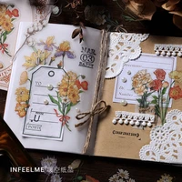 30pcslot lovely plants flower pet deco diary stickers scrapbooking styling toy planner diy decorative stationery stickers