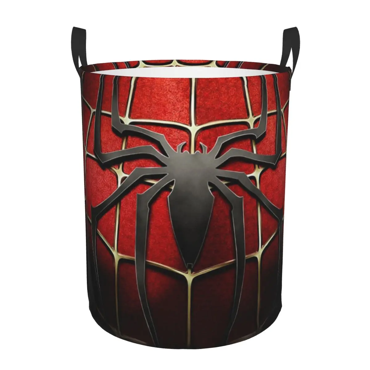 Пользовательская красная сетчатая корзина для белья складной органайзер одежды