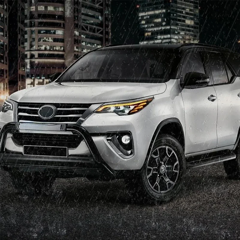 Автомобильная фара для Toyota Fortuner 2016-2020 светодиодная линза стример указатель