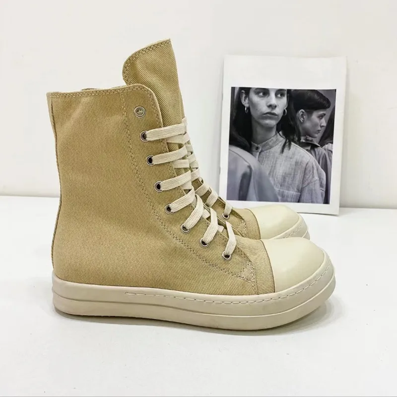 

Men's and Women's High top Canvas Shoes Autumn New Fashion Fashion Couples Versatile Sports Casual Board Shoes