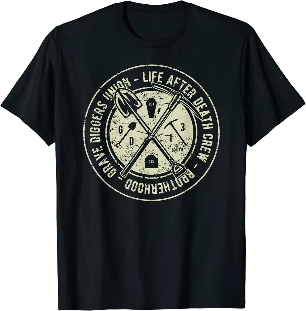 

Винтажная футболка с выгравированным экскаватором союза «Жизнь после смерти»