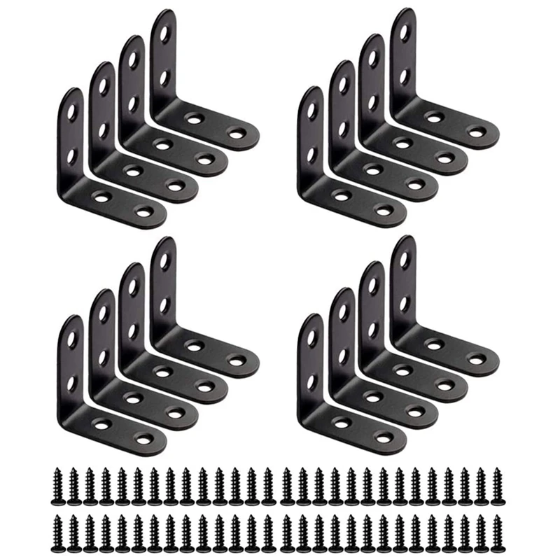 

90 Degree Right Angle Plus Fixed Angle Code L Type 40X40x16mm Bracket Shelf Support Bracket For Outdoor Tables Chairs