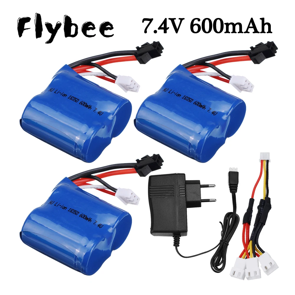 Обновленная литий-ионная батарея 2 S 7 4 в 600 мАч для H100 H102 H106 JJRC S1 S2 S3 S4 S5