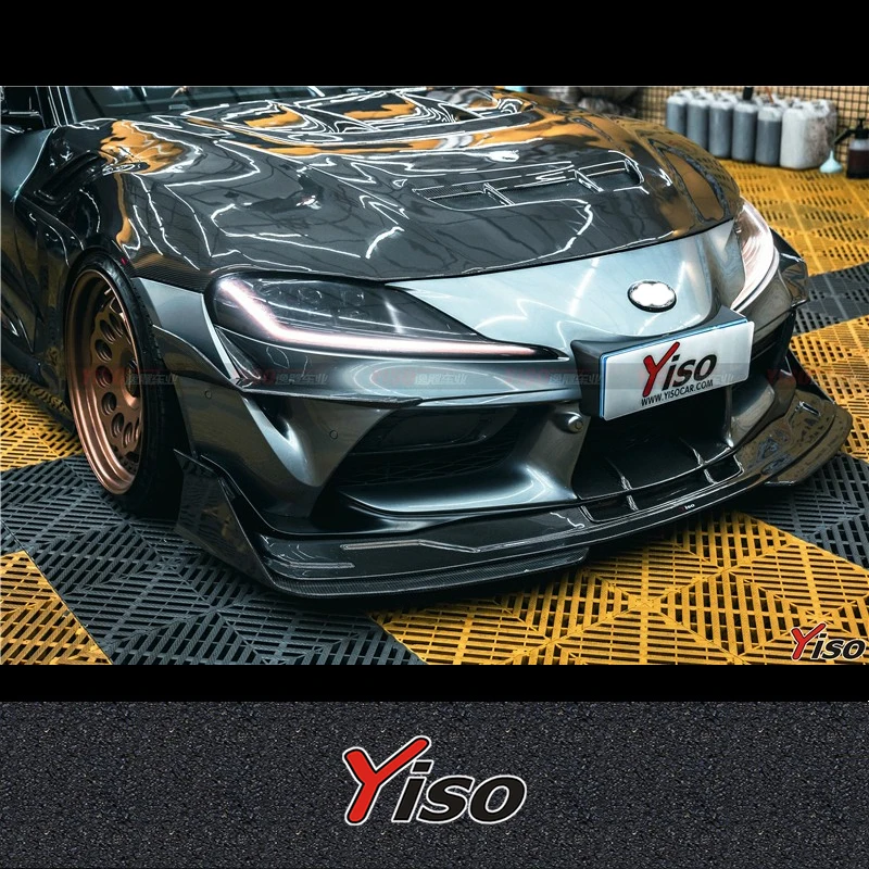 Ветровой нож из углеродного волокна для Toyota Bull Devil SUPRA A90 modified YISO V2