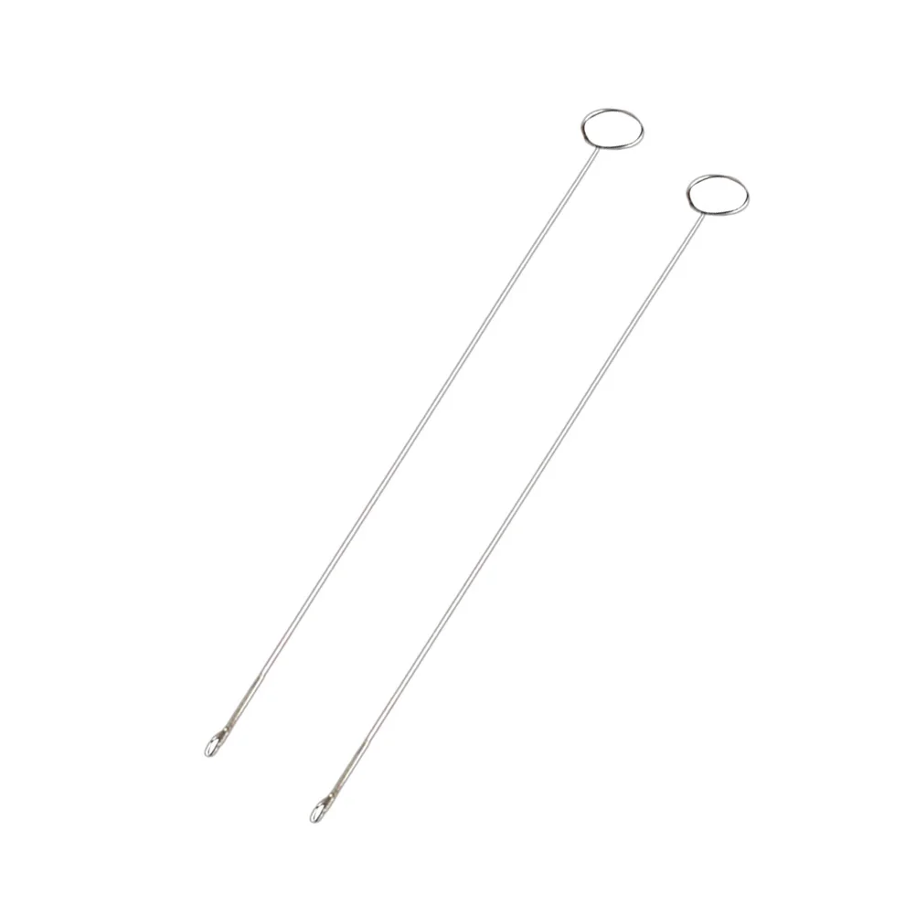 

2 Pcs Stainless Steel Set Sewing Turner Tools Craft Repair Tools Hook Crochet Turner Hook Tube Turner