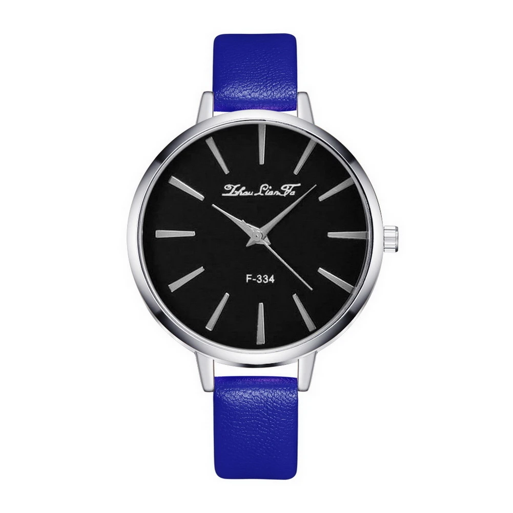 

Женские Классические кварцевые часы с регулируемым кожаным ремешком