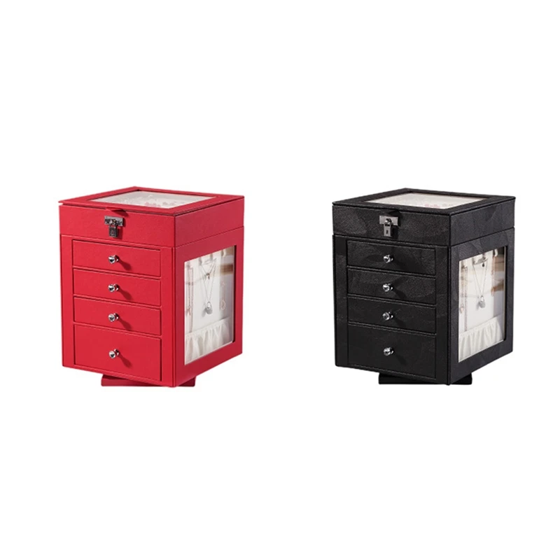 

Лидер продаж, мужская и женская коробка для хранения косметики с поворотом на 360 градусов, многофункциональная коробка для хранения космети...