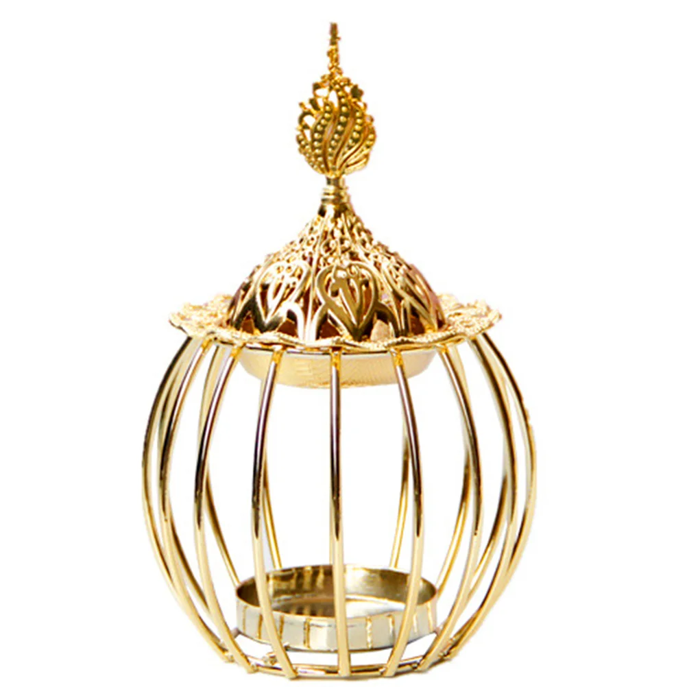 

Burnerislamic Diffuser Bottle Muslim Decktop Metal Decor Table Holderchinese Oil Decorative Frankincense Decoration