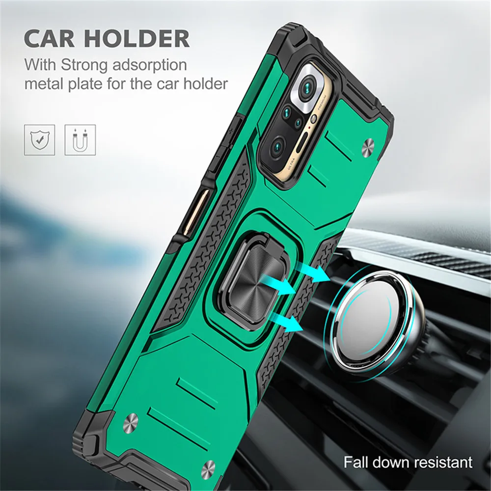

Xiaomi Redmi Note 10 pro For Redmi 8 8A 9 9A 9C Note 8 9 10 Pro Max 9S 9T 10S Magnetic Armor Case For Mi Note10 10T Lite 11 11i