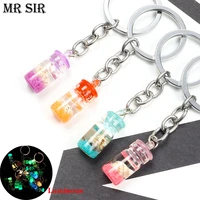 small conch luminous acrylic keychain multicolor glowing%c2%a0in%c2%a0dark key chain student pendant%c2%a0keyring for men women car%c2%a0bag jewelry