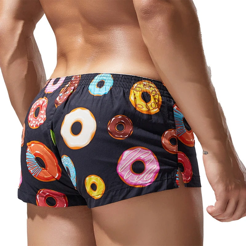 Seobean Brand SEOBEAN Mens Plaid Boxer Shorts Cotton Underwear Underpants Boxers for Men