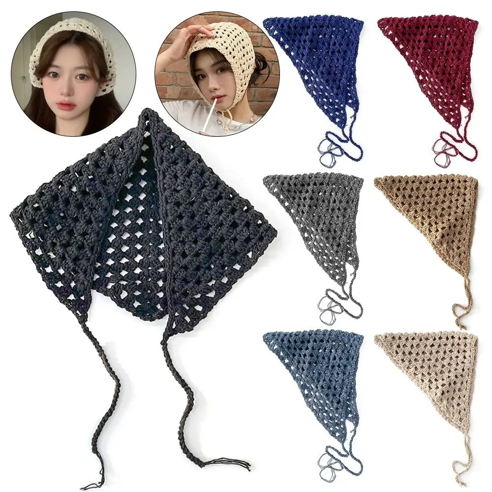 

Women's Romantic Lace Retro Decorative Bandanas Triangle Scarf Small Scarf Hairband Headband