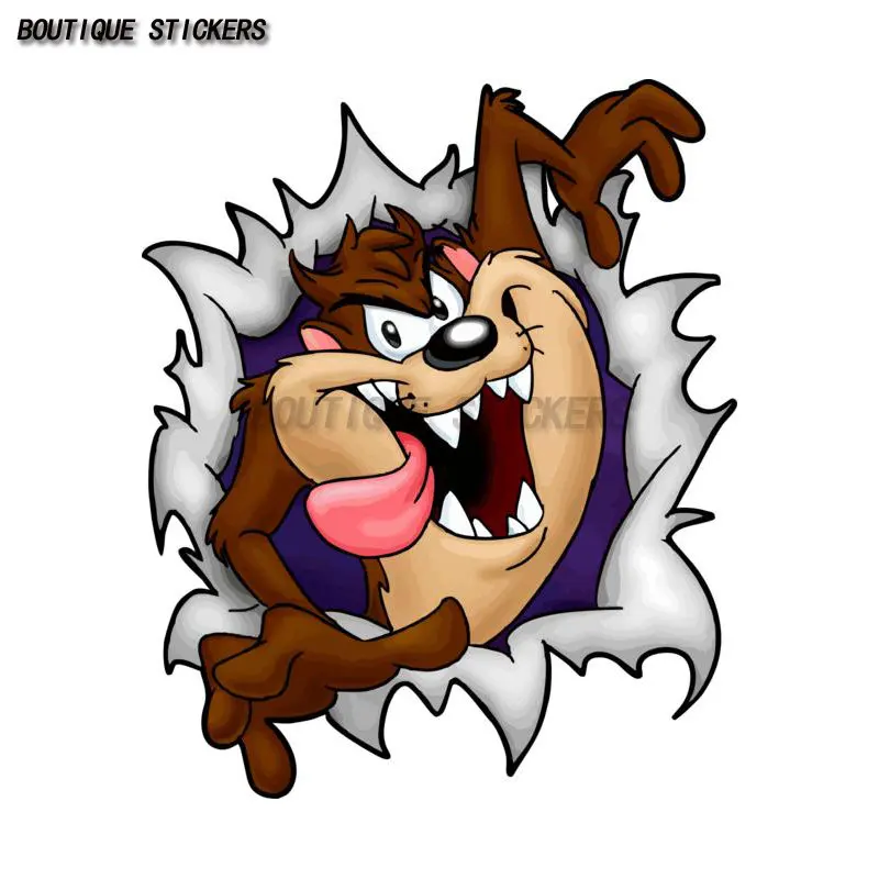 

Бутик автомобильная наклейка Тасманский дьявол мультфильм виниловая наклейка автомобиль мотоцикл кузов окно ноутбук компьютер украшения аксессуары