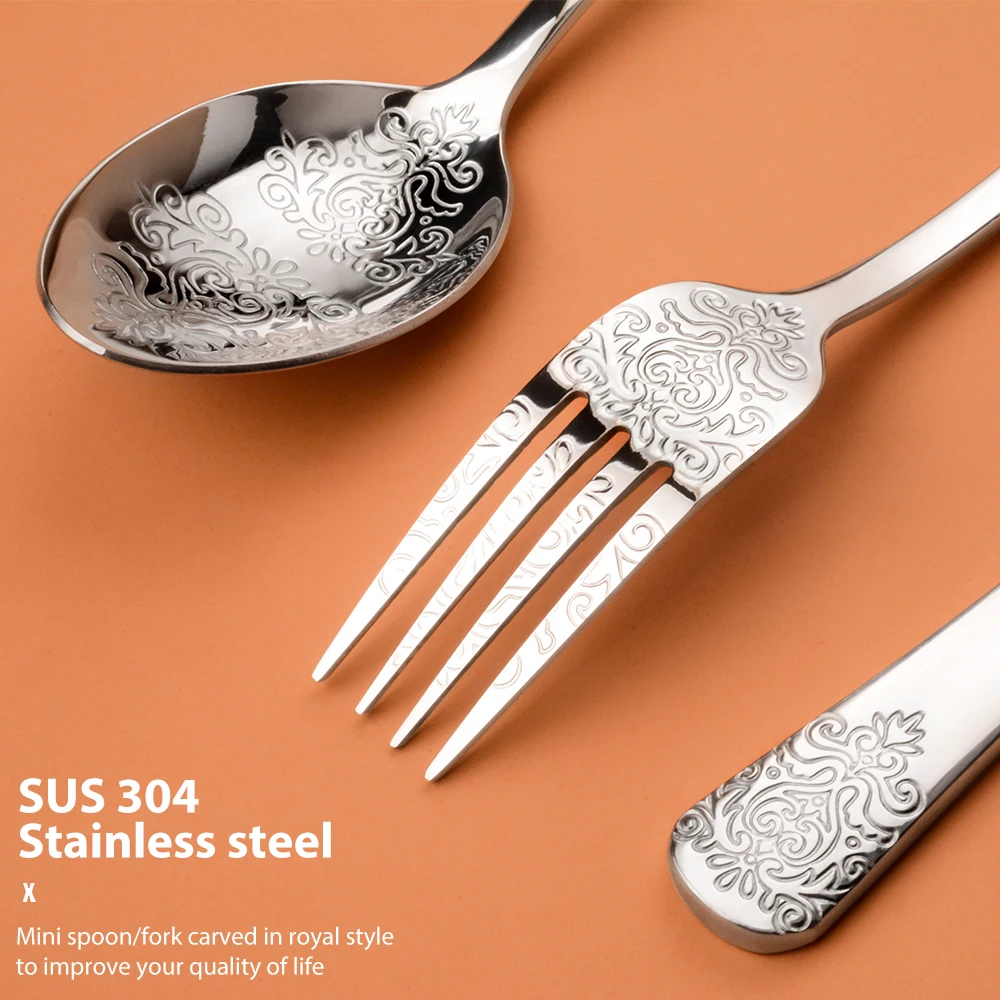 Набор столовых приборов в дворцовом стиле из нержавеющей стали | Дом и сад