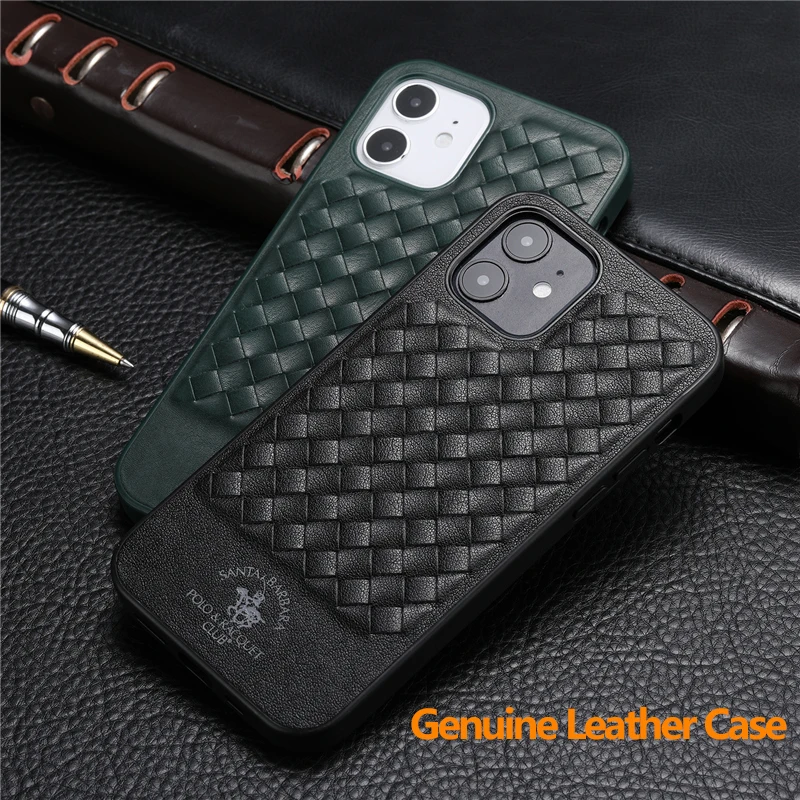 

Genuine Leather Phone Case For iPhone 13 Pro Max Soft Real Skin Back Cover For Apple iPhone 12 Mini 12 Pro Max